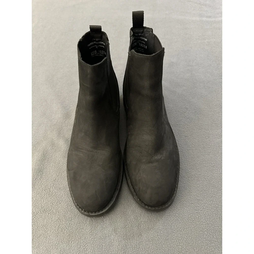 Thursday Boot Company Legend Black Matte Chelsea Boots Men's 10